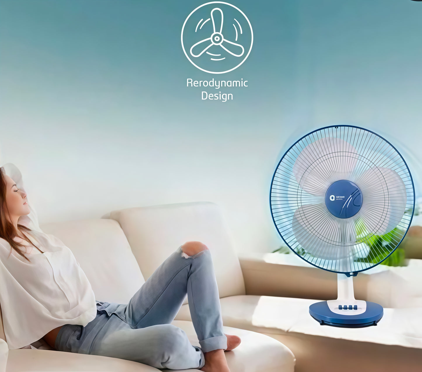 Orient Electric 400 mm Desk 25 Silent Operation 400 mm Table Fan