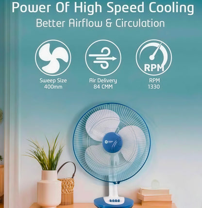 Orient Electric 400 mm Desk 25 Silent Operation 400 mm Table Fan